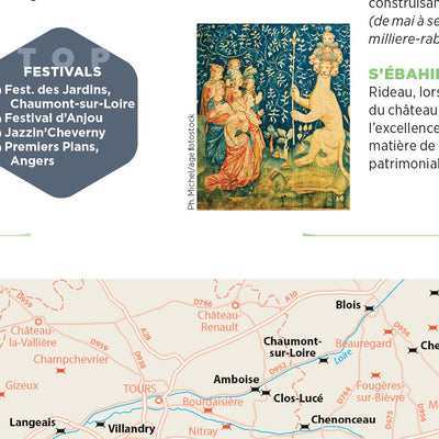 Carte Routiere Touristique Chateaux De La Loire - Index Preview 2
