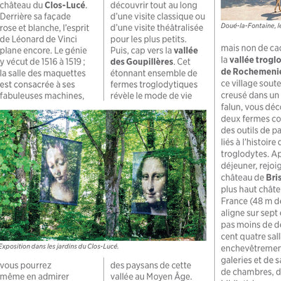 Carte Routiere Touristique Chateaux De La Loire - Index Preview 3