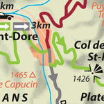 Carte Routiere Touristique Auvergne - Massif Du Sancy Preview 2