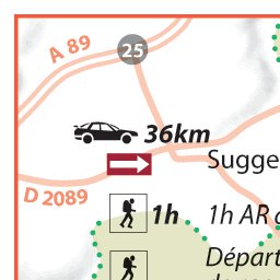 Carte Routiere Touristique Auvergne - Massif Du Sancy Preview 3
