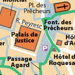 Carte Routiere Touristique Provence - Aix-En-Provence Preview 2