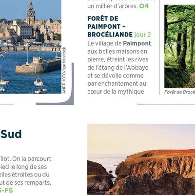 Carte Routiere Touristique Bretagne - Index Preview 2