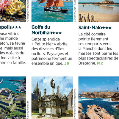 Carte Routiere Touristique Bretagne - Index Preview 3