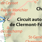 Carte Routiere Touristique Auvergne - Monts Dôme Preview 2