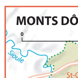 Carte Routiere Touristique Auvergne - Monts Dôme Preview 3