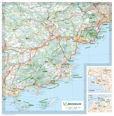 Carte Routiere Touristique Cote D'Azur - Main 1 Preview 1