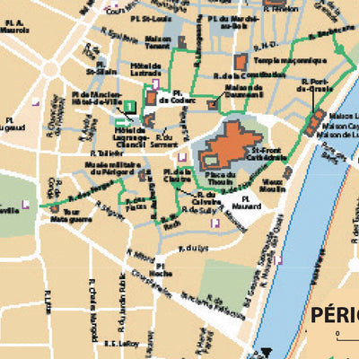 Carte Routiere Touristique Perigord - Main Preview 3