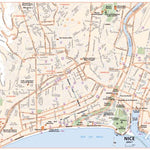 Carte Routiere Touristique Cote D'Azur - Nice Preview 1