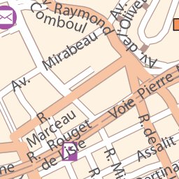 Carte Routiere Touristique Cote D'Azur - Nice Preview 2