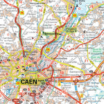 Carte Routiere Touristique Plages Du Debarquement - Presqu'Ile Du Cotentin - Main Preview 3