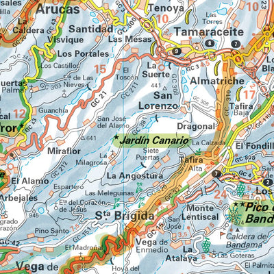 Carte Routiere Touristique Iles Canaries - Gran Canaria Preview 3