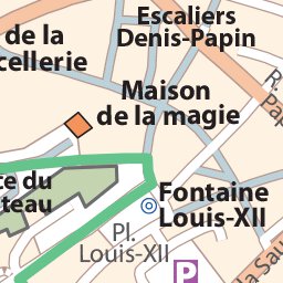 Carte Routiere Touristique Chateaux De La Loire - Blois Preview 2