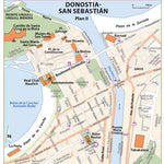 Carte Routiere Touristique Pays Basque - Donostia-San Sebastián Center Preview 1