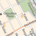 Carte Routiere Touristique Pays Basque - Donostia-San Sebastián Center Preview 2