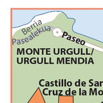 Carte Routiere Touristique Pays Basque - Donostia-San Sebastián Center Preview 3