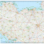 Carte Routiere Touristique Bretagne - Main Preview 1
