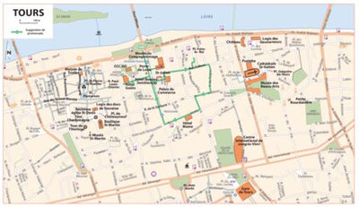 Carte Routiere Touristique Chateaux De La Loire - Tours Preview 1