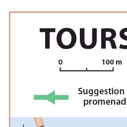 Carte Routiere Touristique Chateaux De La Loire - Tours Preview 3