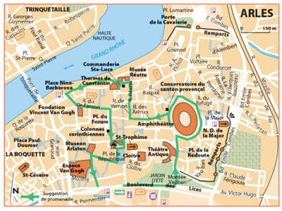 Carte Routiere Touristique Provence - Arles Preview 1