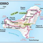 Carte Routiere Touristique Iles Canaries - El Hierro Preview 1