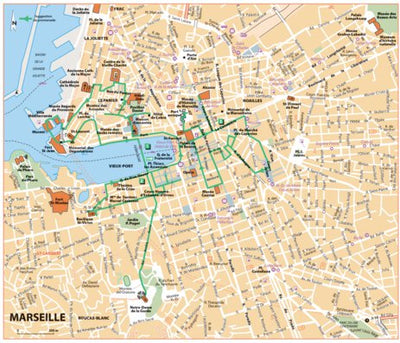 Carte Routiere Touristique Provence - Marseille Preview 1