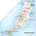 Carte Routiere Touristique Iles Canaries - Fuerteventura Preview 1