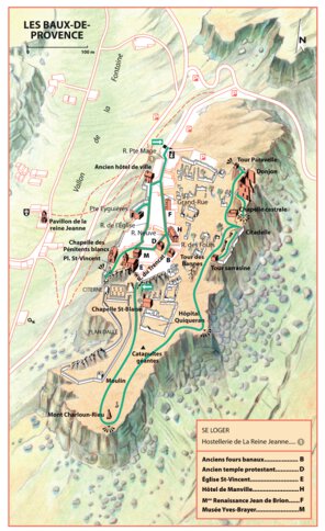 Carte Routiere Touristique Provence - Les Baux-De-Provence Preview 1
