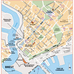Carte Routiere Touristique Bretagne - Brest Preview 1