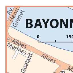 Carte Routiere Touristique Pays Basque - Bayonne Preview 3