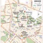Carte Routiere Touristique Toscane - Arezzo Preview 1