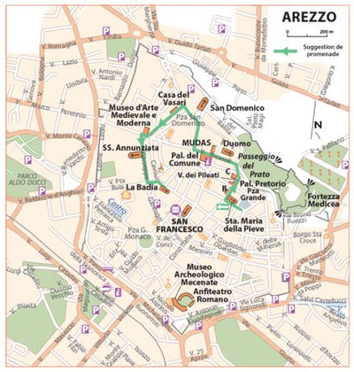 Carte Routiere Touristique Toscane - Arezzo Preview 1
