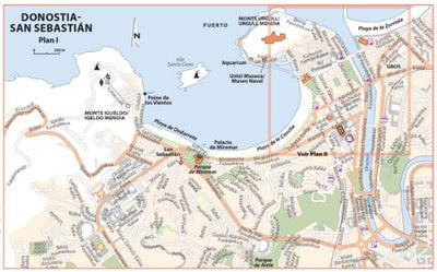 Carte Routiere Touristique Pays Basque - Donostia-San Sebastián Preview 1