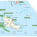 Carte Routiere Touristique Bretagne - Belle-Île Preview 1