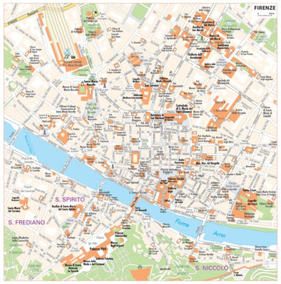 Carte Routiere Touristique Toscane - Firenze Preview 1