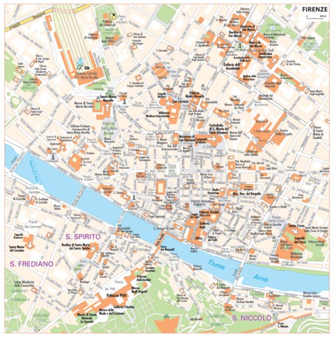 Carte Routiere Touristique Toscane - Firenze Preview 1