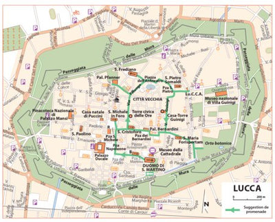Carte Routiere Touristique Toscane - Lucca Preview 1