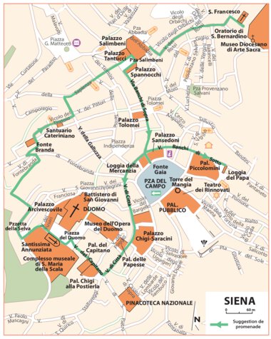 Carte Routiere Touristique Toscane - Siena Preview 1