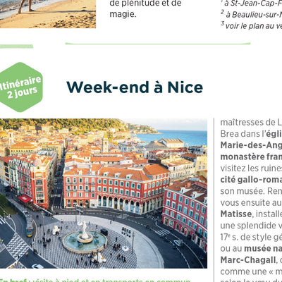 Carte Routiere Touristique Cote D'Azur - Index Preview 3