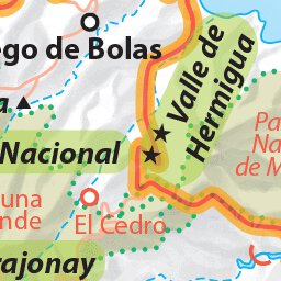 Carte Routiere Touristique Iles Canaries - La Gomera Preview 2