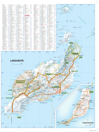 Carte Routiere Touristique Iles Canaries - Lanzarote Preview 1