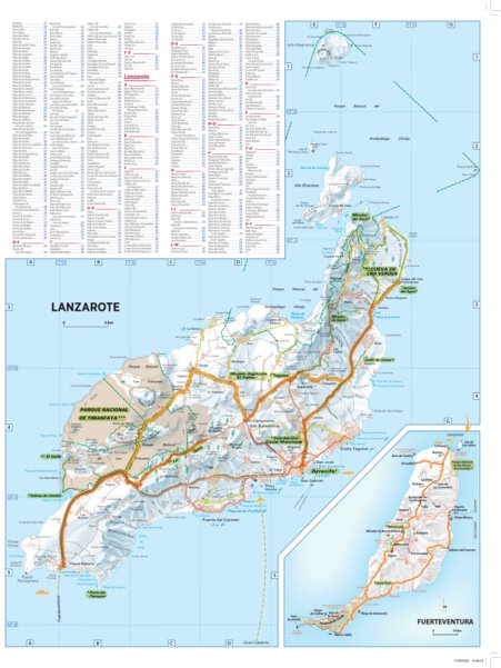 Carte Routiere Touristique Iles Canaries - Lanzarote Preview 1