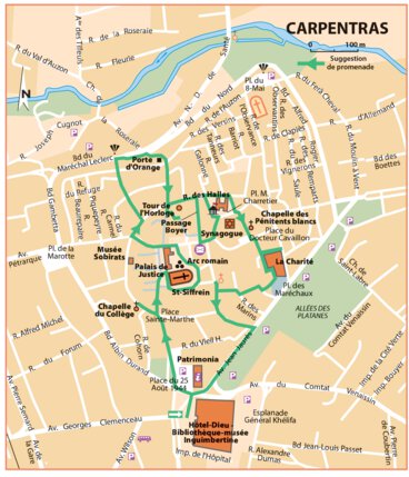 Carte Routiere Touristique Provence - Carpentras Preview 1