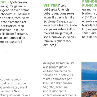 Carte Routiere Touristiques Lacs Italiens - Milan - Index Preview 2