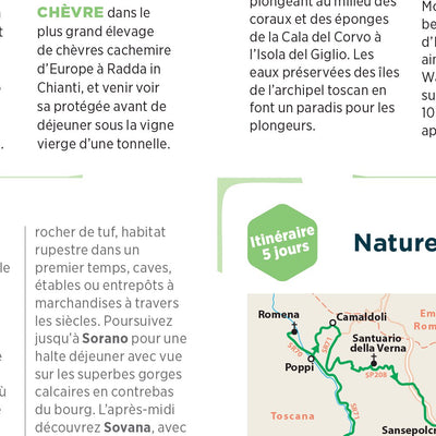 Carte Routiere Touristique Toscane - Index Preview 2