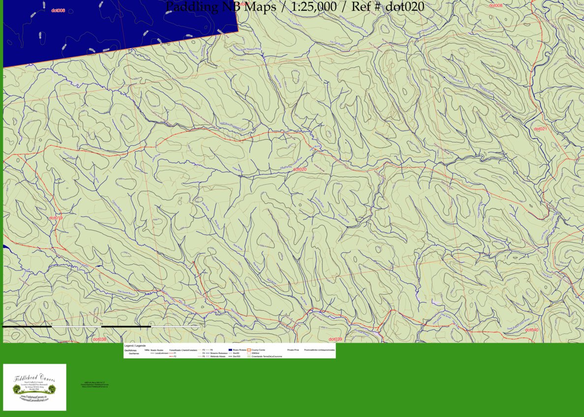 dot020 Map by Fiddlehead Canoes | Avenza Maps