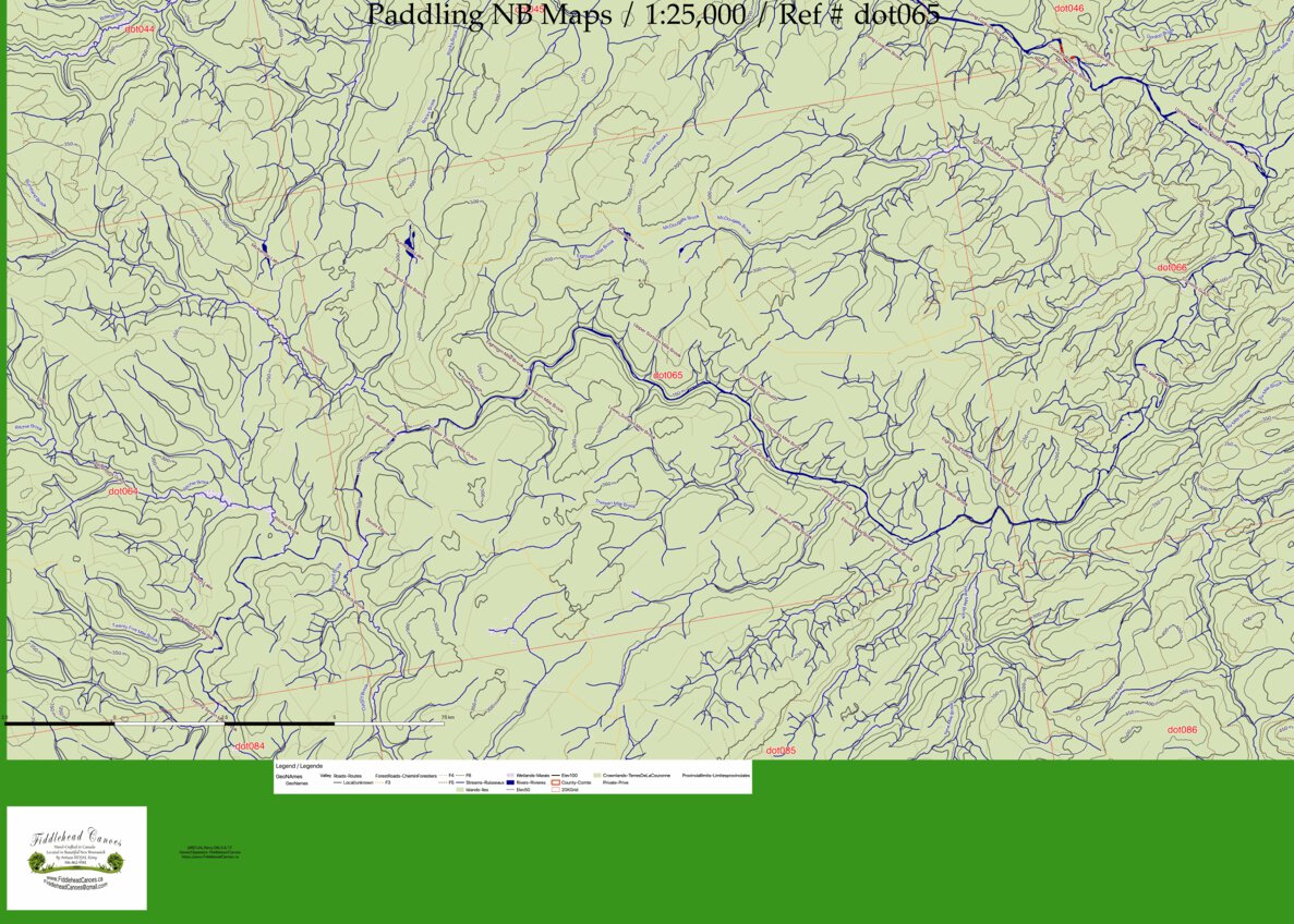 dot065 Map by Fiddlehead Canoes | Avenza Maps