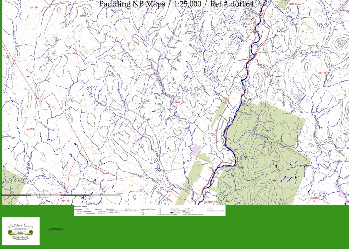 dot164 Map by Fiddlehead Canoes | Avenza Maps