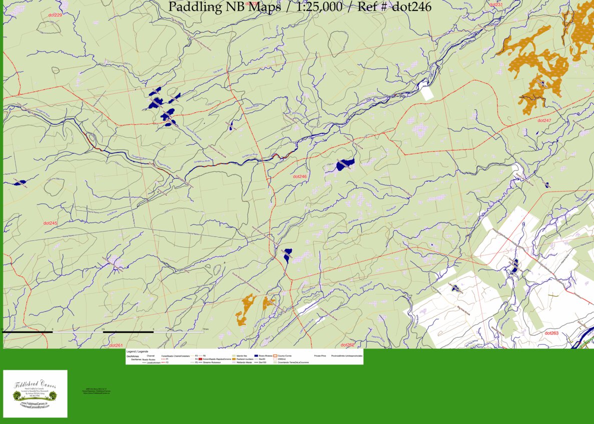 dot246 Map by Fiddlehead Canoes | Avenza Maps