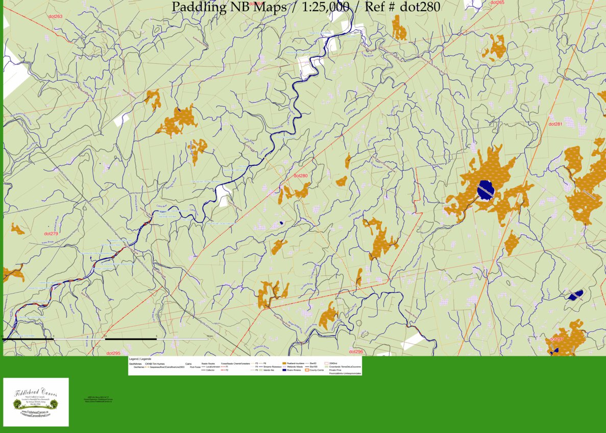 dot280 Map by Fiddlehead Canoes | Avenza Maps
