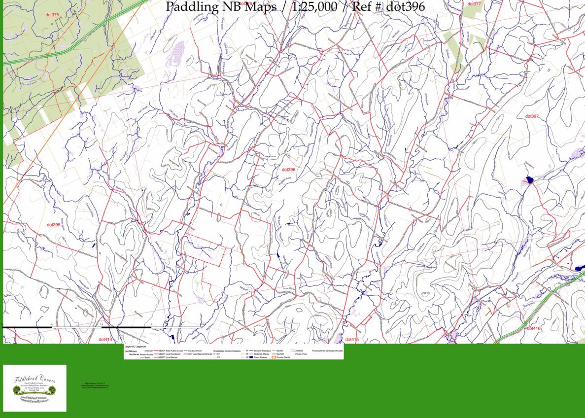 dot396 Map by Fiddlehead Canoes | Avenza Maps